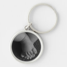 Chubby Baby Feet Keychain