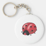 chubby little ladybug key chain