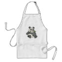 chubby little panda bear aprons