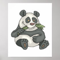 chubby little panda bear posters