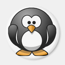 Chubby Penguin Magnet