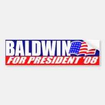 Chuck Baldwin For President 08 Bumper Sticker