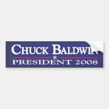 Chuck Baldwin for President Bumper Sticker