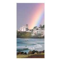 Church and Rainbow Custom Photo Card