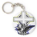 Church and state keychain
