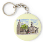 Church and Town Hall Keychain
