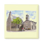 Church and Town Hall Magnet