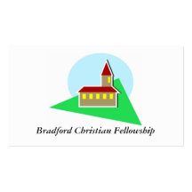Church, Bradford Christian Fellowship Business Card