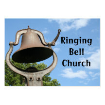Church Business Cards Dinner Bell