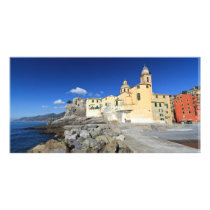 Church in Camogli Photo Card