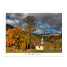 Church in Corbu Post Card