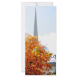 Church in the Distance in Autumn rack cards
