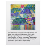 Church in Unterach on Lake Atter Klimt St Wolfgang flyers