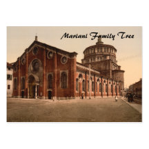 Church of St Mary the Gracious, Milan, Italy Business Card Templates