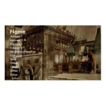 Church of the nativity (interior), Bethlehem, Holy Business Card