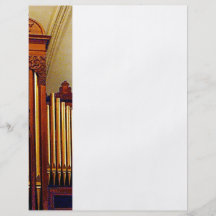 Church Organ Personalized Flyer