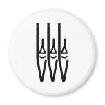 church organ pipes icon magnets