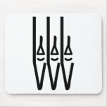 church organ pipes icon mousepads
