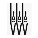 church organ pipes icon postcards