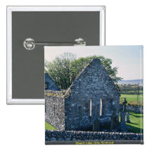 Church ruins, Islay, Scotland Pinback Button