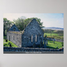 Church ruins, Islay, Scotland Posters