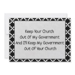 Church State Separation invitations