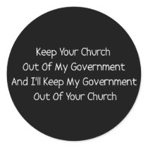 Church State Separation Stickers