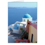 Church Views on Santorini, Greece cards