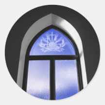 Church window sc stickers