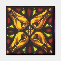 Church Windows Magnet