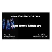 Church Windows Profile Card Business Card