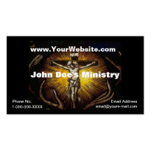 Church Windows Profile Card Business Card Templates