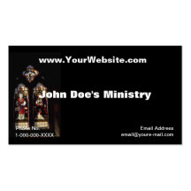 Church Windows Profile Card Business Cards