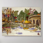 Church with Round Bridge-Poster posters