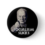 Churchill Quote: Socialism Sucks! buttons