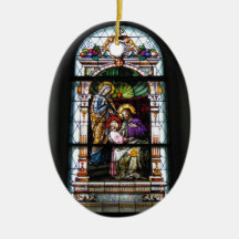 churchwindow from brezje - slovenia ornaments