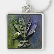 Churchyard Lily Key Chain