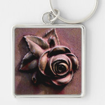 Churchyard Rose Keychains