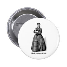 Churnin' Love (black text for light shirts) Pins