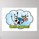 Chute happens small poster posters