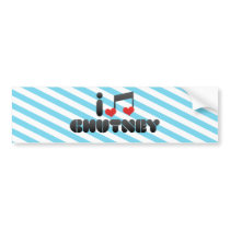 Chutney fan bumper stickers