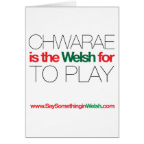 CHWARAE cards