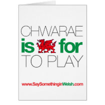 CHWARAE cards