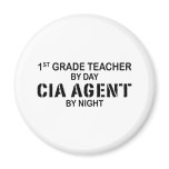 CIA AGENT BY NIGHT - 1ST GRADE FRIDGE MAGNETS
