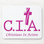 CIA Agents to the Lord Christians In Action mousepads