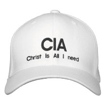 CIA, Christ Is All I need Baseball Cap