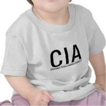 CIA Initials + Central Inteligence Agency Text