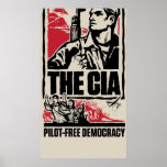 CIA Pilot-Free Democracy Poster posters