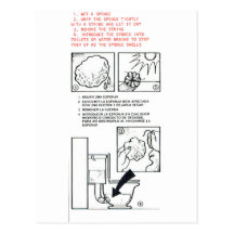 CIA Sponge Post Cards