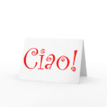 Ciao cards
